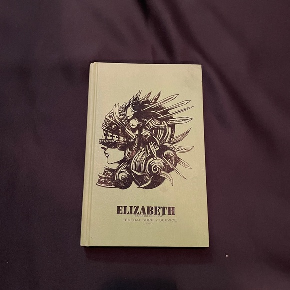 Other - Custom engraving warrior woman image and “Elizabeth” Hardcover Lined NoteBook